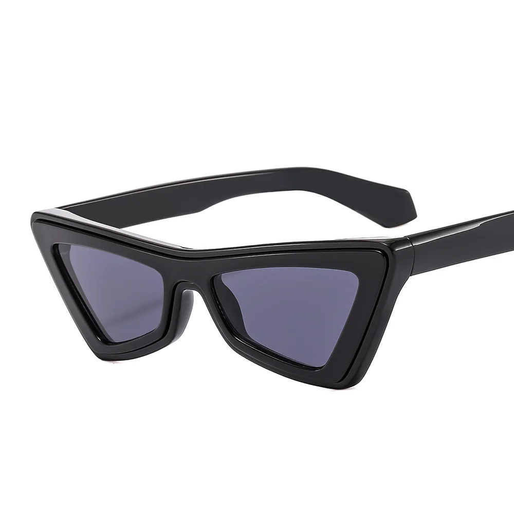Новые женские солнцезащитные очки с защитой от солнца и ультрафиолета, модные специальные Многоцветные треугольные солнцезащитные очки для вечеринок, уличных съемок, вождения Изображение 0