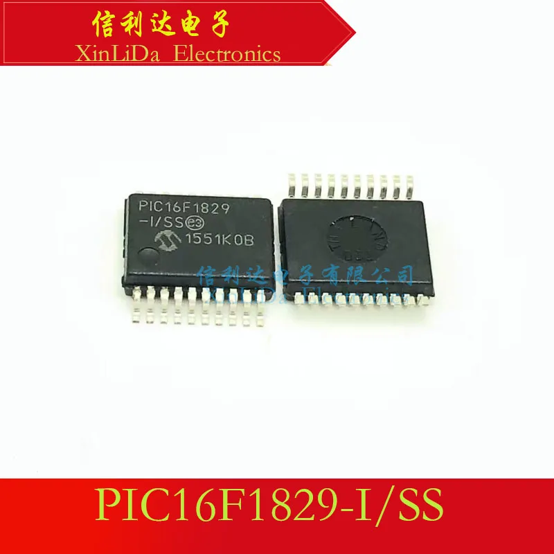 PIC16F1829-I / SS PIC16F1829 SSOP20 Встроенные процессоры PIC с частотой 32 МГц, новые и оригинальные Изображение 0