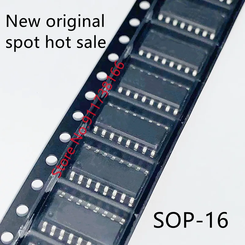 10 шт./ЛОТ HX711 SOP-16 Совершенно новый оригинальный 4-значный прецизионный сенсорный чип для электронных весов Изображение 0