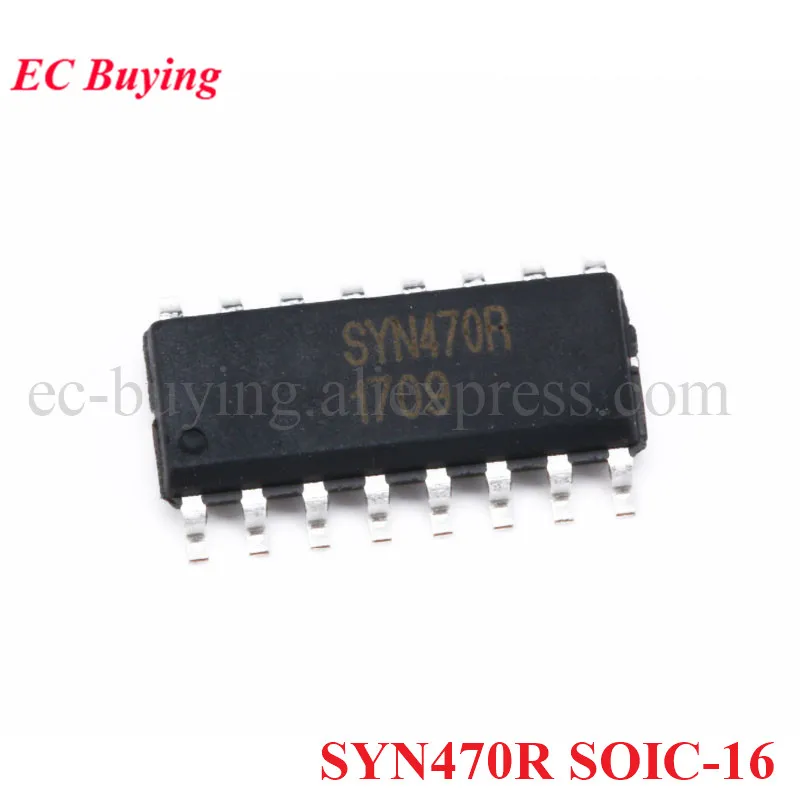10/1шт микросхема беспроводного приемопередатчика SYN470R SOIC-16 SYN470 470R SOIC16 IC Новая оригинальная Изображение 0