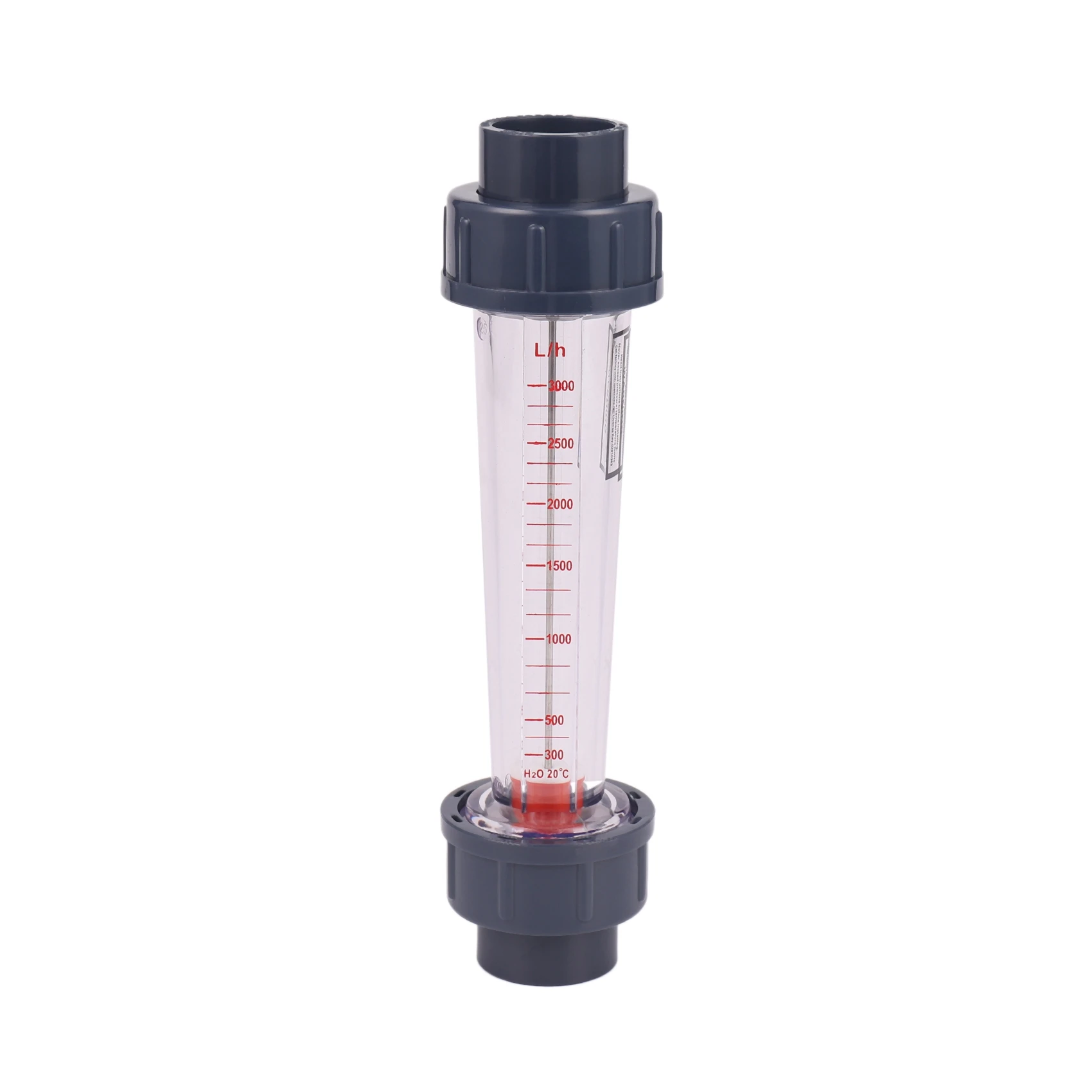 Расходомер LZS-25 Тип пластиковой трубки 300-3000 л/Ч Ротаметр воды Расходомер жидкости Измерительные инструменты для химического освещения Изображение 1