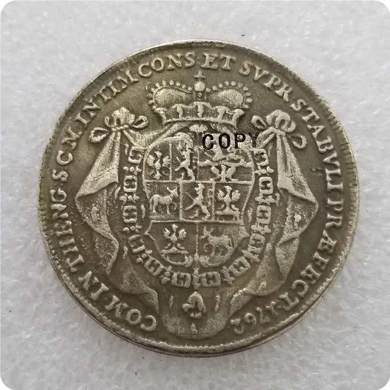 Монета 1762 года австрийских штатов в 1 талер - копия Heinrich Изображение 1