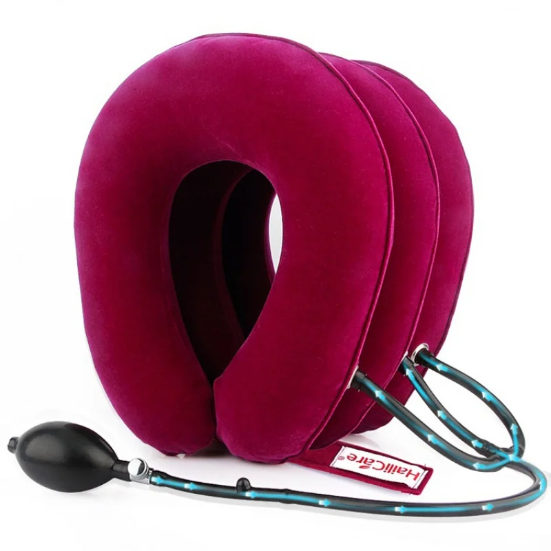 Устройство для коррекции лебединой шеи Hailicare, устройство для вытяжения шейки матки, надувное портативное устройство для защиты шеи из бархата. Изображение 1