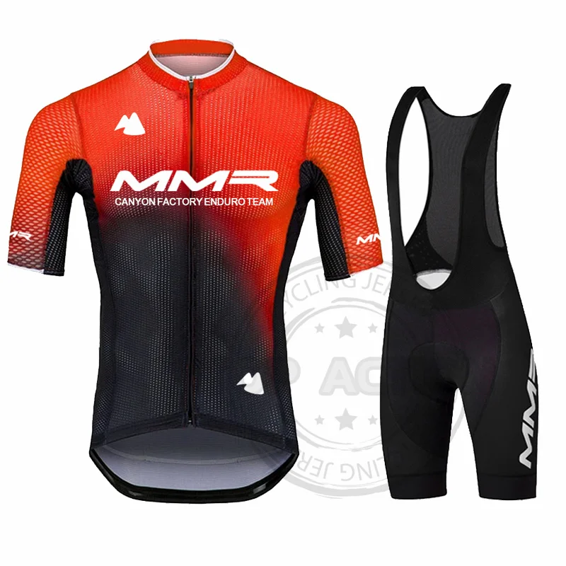 Летняя мужская велосипедная одежда с коротким рукавом 2023 MMR новая велосипедная одежда MTB для гонок по горным дорогам на открытом воздухе, велосипедная рубашка для триатлона Изображение 2