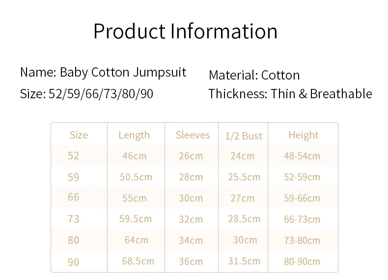 Летняя тонкая одежда для маленьких мальчиков и девочек из хлопка с короткими рукавами, мягкий комбинезон для новорожденных, Одежда для новорожденных от 0 до 3 лет Изображение 5