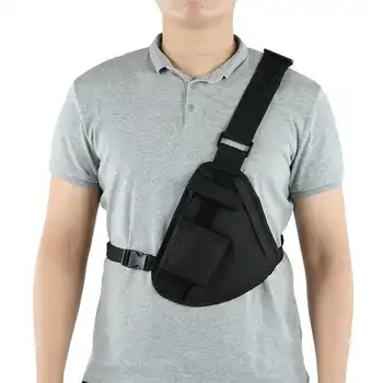 Уличная нагрудная сумка, кобура для хранения, сумка через плечо, многофункциональная мужская противоугонная нагрудная сумка, нейлоновая Спортивная дорожная охотничья сумка