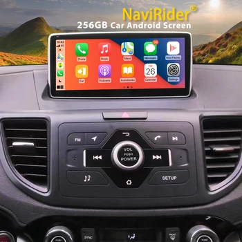 256 ГБ 10,25 дюймов Android Авто Радио Экран Для Honda CRV CR-V 2012 2015 Carplay 4G Автомобильный Мультимедийный GPS 2din Автомагнитола Головное Устройство