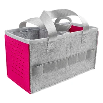 Многослойная Удобная легкая сумка для пикника, войлочная сумка, Сумки для ухода за ребенком, компактная сумка для переноски для женщин с ручкой
