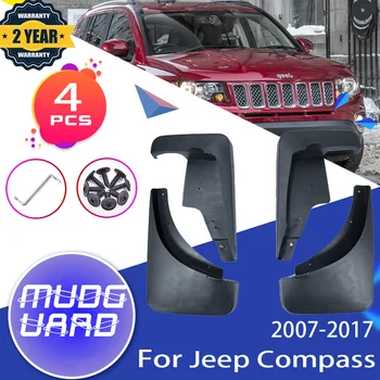 для Jeep Compass MK49 2007 2008 2009 2010 2011 2012 2013 2014 2015 2016 2017 Брызговик на крыло Брызговик Аксессуары