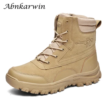 Мужские кожаные тактические ботинки, мужские армейские ботинки Swat, армейская обувь на молнии, джунгли на открытом воздухе