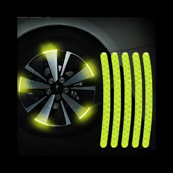 20ШТ светоотражающих наклеек для автомобильных ступиц, предупреждающих наклеек для шин, 3D-наклеек для балансировки автомобиля