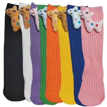 Новые детские носки для мальчиков и девочек 3-12 лет, модные повседневные носки
