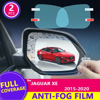 Дождевая Пленка Полное Покрытие Зеркала Заднего Вида Прозрачная Противотуманная Непромокаемая для Jaguar XE 2015 2016 2017 2018 2019 Наклейки Автомобильные Аксессуары