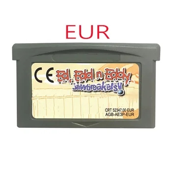 32-разрядная карта картриджа для портативных консольных видеоигр EUR Версия Ed Edd n Eddy Первая коллекция