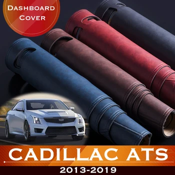 Для Cadillac ATS 2013-2019, приборная панель автомобиля, избегающая подсветки, приборная платформа, Крышка стола, противоскользящий коврик для приборной панели, Аксессуары для ковров