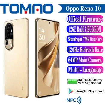 Оригинальный Официальный Новый Мобильный Телефон OPPo Reno 10 5G 6,7 