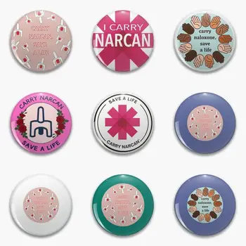 Носите с собой значок с мягкой кнопкой Narcan Save Life, Мультяшную Милую Забавную женскую булавку на лацкане, Металлическую одежду, Креативный декор, Подарочную шляпу, значок любовника.