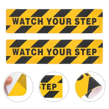 Предупреждающий знак для защиты от клейкой ленты на полу, Намочите часы, Абразивные наклейки, не относящиеся к технике безопасности, Наклейки на ступени, наружные наклейки, Лестница