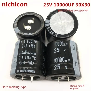 (1шт) Электролитический конденсатор Nichicon 25V1000UF30X30 оригинальный подлинный 1000UF25V30 *30