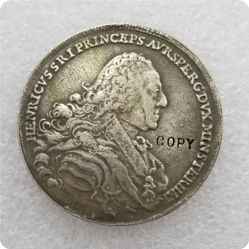 Монета 1762 года австрийских штатов в 1 талер - копия Heinrich