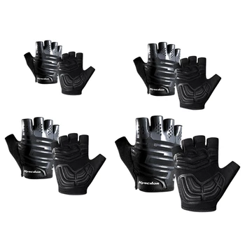 Велосипедные перчатки Велосипедные перчатки на полпальца Перчатки для горных велосипедов Противоскользящие Амортизирующие Мягкие Дышащие перчатки H053