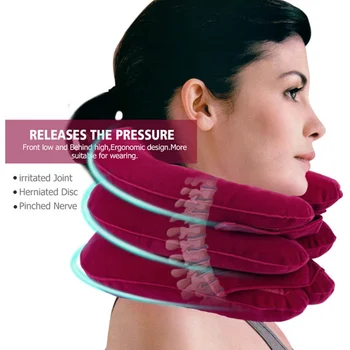 Устройство для коррекции лебединой шеи Hailicare, устройство для вытяжения шейки матки, надувное портативное устройство для защиты шеи из бархата.