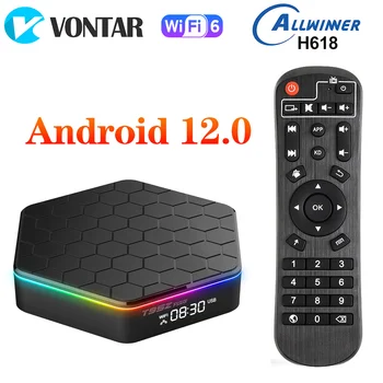 4K smart tv Wifi 4 ГБ ОЗУ 64 ГБ ПЗУ Медиаплеер телеприставка Smart TV Box Android 12 iptv smarters tv box бесплатная доставка