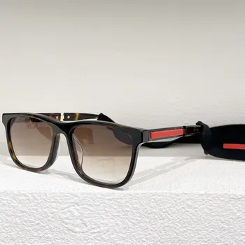 Новые солнцезащитные очки, Женские ОВАЛЬНЫЕ очки PR Люксового бренда, Цветные квадратные солнцезащитные очки, Мужские футуристические солнцезащитные очки в стиле Ретро, Прямоугольная коробка солнцезащитных очков