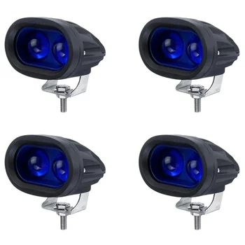 2X10V-80V Автомобильная Синяя Светодиодная Сигнальная Лампа Для Вилочного Погрузчика Work Spot Safety Light Car 20W Industrial Safety Lamp