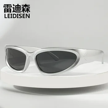 Новый y2k поляризованные солнцезащитные очки женщины мужчины 2023 Высокое качество Спорт на открытом воздухе велоспорт оттенки стимпанк зеркало рейв вечерние очки uv400