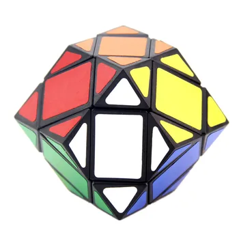 Lanlan Ромбический Додекаэдр Черная ПВХ наклейка Обучающая Игрушка Cubo Magico Идея Подарка Игрушки Cubo magico Для Детей