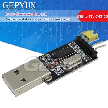 Конвертер USB в TTL CH340G модуль UART CH340 3,3 В 5 В переключает USB на последовательный