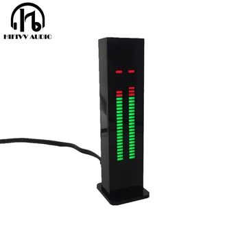 Светодиодный Индикатор Уровня Музыкального Спектра С Однокристальным Микрокомпьютером Auto DIY Luminescent VU Meter
