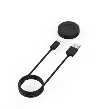 оптовая продажа 100 шт./лот Черный, белый цвет 1 м USB кабель для зарядки Huawei Watch GT 2 2e