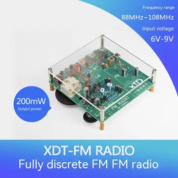 Комплект FM-радио, радиоприемник, электронное радио небольшого производства, сделанное своими руками, полностью дискретно
