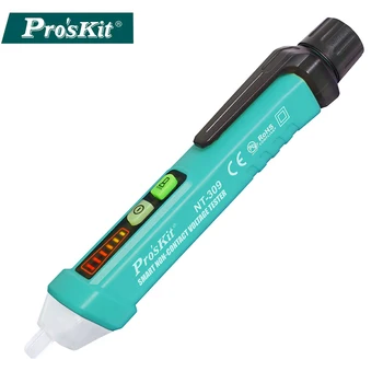 Многофункциональный индуктивный электрометр Pro'skit NT-309-C ручка для проверки точек останова ручка электрика бесконтактный электроскоп