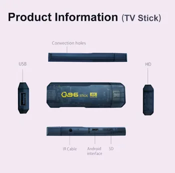 Allwinner H313 Q96 tv dongle сетевая телевизионная приставка для внешней торговли tv stick Android 10.0 телеприставка 2.4 G и 5G wifi 4K HD ТВ-ресиверы