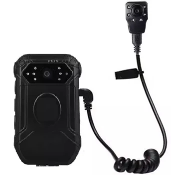 Носимая камера 1080P GPS-рекордер, надеваемая на корпус Камера с внешней мини-камерой