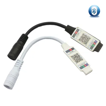 Светодиодный Контроллер беспроводной Bluetooth Светодиодный RGB Контроллер Контроллер Светодиодных Ламп Дистанционный Диммер Постоянного Тока 5-24 В Для RGB 3528 5050 Светодиодной Ленты