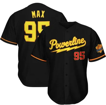 Пользовательские вентиляторы Powerline MAX Версия уличных курток с вышивкой из бейсбольной майки Powerline MAX