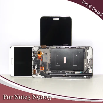 Черный Белый Совместим с Samsung Galaxy Note 3 N9005 ЖК-дисплей Сенсорный экран дигитайзер с рамкой в сборе N9005 LCD