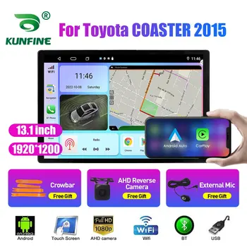 13,1-дюймовое автомобильное радио для Toyota COASTER 2015 Автомобильный DVD GPS Навигация Стерео Carplay 2 Din Центральный мультимедийный Android Auto