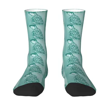 Женские носки в стиле поп-арт с новым принтом Pedro Pascal, мужские эластичные летние носки Осень-зима