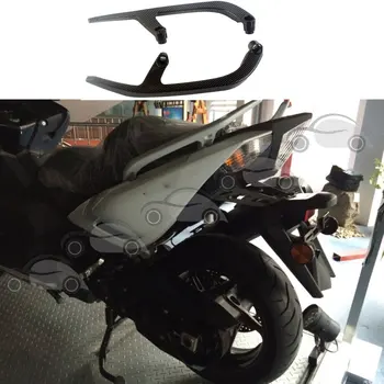 Мотоциклетные задние ручки с принтом из углеродного волокна, подлокотник для Yamaha T-Max500 2008-2011/T-Max500/530 2012-2016