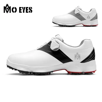Мужская обувь для гольфа PGM со съемными шипами, нескользящие мужские водонепроницаемые кроссовки, спортивная обувь с ремешком на ручке M22XZ03