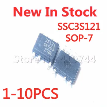 1-10 Шт./ЛОТ НОВЫЙ чип управления питанием SSC3S121 3S121 SOP-7 SMD LCD В наличии