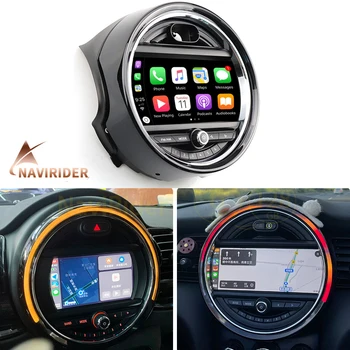 Видеоплеер Мультимедийный GPS Для BMW Mini One 2017 F55 COOPER F56 CLUBMAN F54 Android 128G Автомобильный Радиоприемник Стерео Carplay Сенсорный Экран