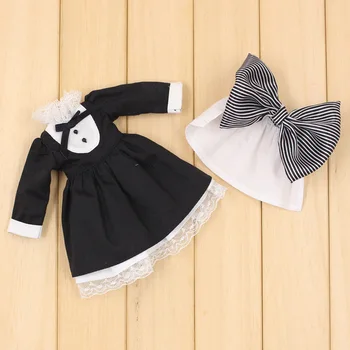DBS Blyth icy 1/6 кукольная одежда горничной с фартуком и носками подходит для подарка девушке licca