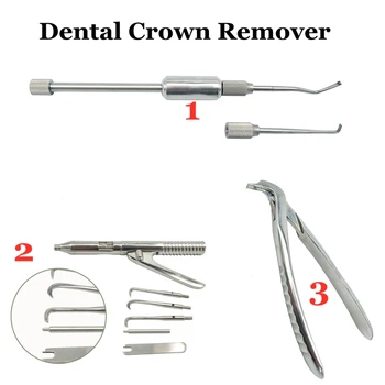 1 Комплект инструментов для снятия зубной коронки, Пилеры, щипцы, инструмент для автоматического ручного управления, Инструменты для стоматологической коронки