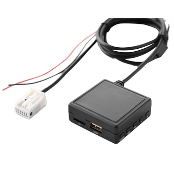 Автомобильный Bluetooth 5,0 кабель-адаптер AUX TF USB подходит для 207 307 407